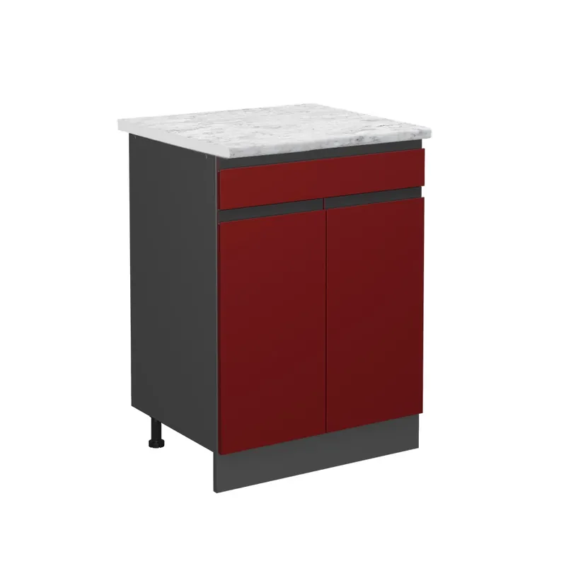 Spodní skříňka kuchyňské linky R-Line Červená 60 cm AP Marble Vicco Dokud Zásoby Vydrží