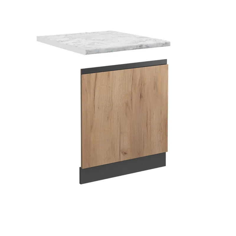 Vrácení Zdarma Přední panel R-Line Zlatý mocný dub 60 cm , PD Mramor Vicco