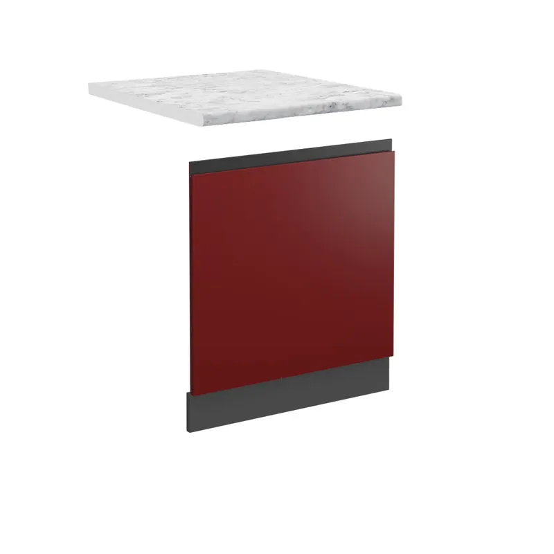 Přední panel R-Line Červená 60 cm , PD Mramor Vicco Poslední Šance