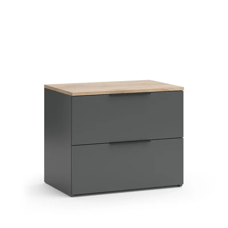 Koupit Online Příborník Wido Antracit 60 x 50 cm se 2 zásuvkami Vicco