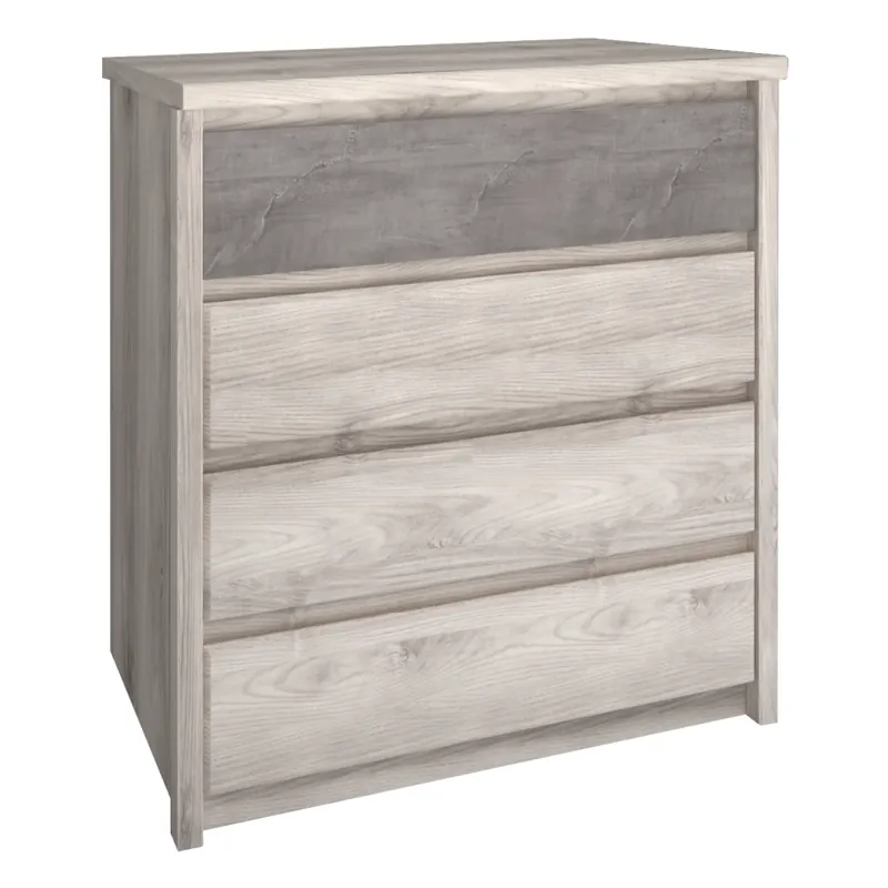 Kup Teď Komoda 4S, kaštan nairobi/onyx, JESI NEW