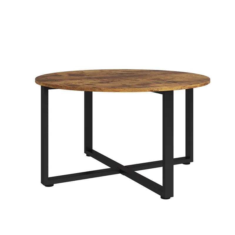 Aktuální Konferenční stolek Fyrk Starožitné dřevo 80 x 47 cm s kovovým rámem Vicco