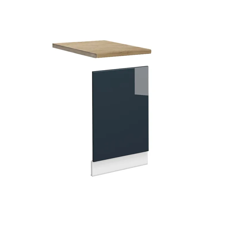 Přední panel Fame-Line Tmavě modrá s vysokým leskem 45 cm , PD Dub Vicco Super Cena