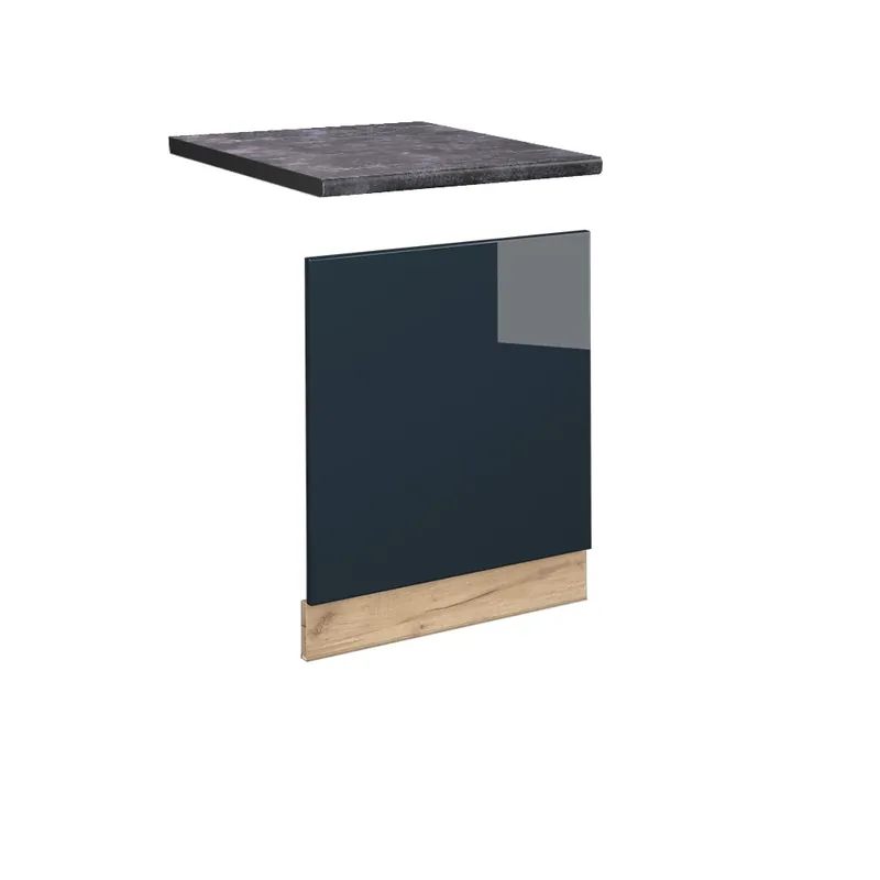 Přední panel Fame-Line Tmavě modrá s vysokým leskem 60 cm , PD Antracit Vicco Koupit Online