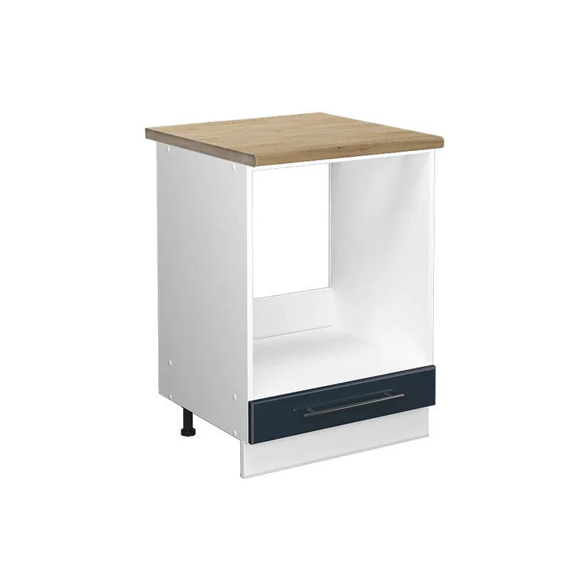 Skříňka na vestavěnou troubu Fame-Line Tmavě modrá s vysokým leskem 60 cm , PD Dub Vicco Oblíbený