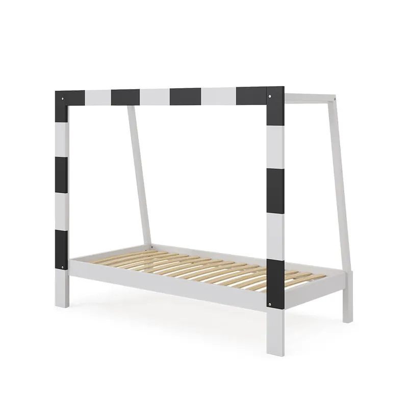 Cenový Hit Dětská postel Football goal Bílá 80x160 cm Bez matrace Vitalispa