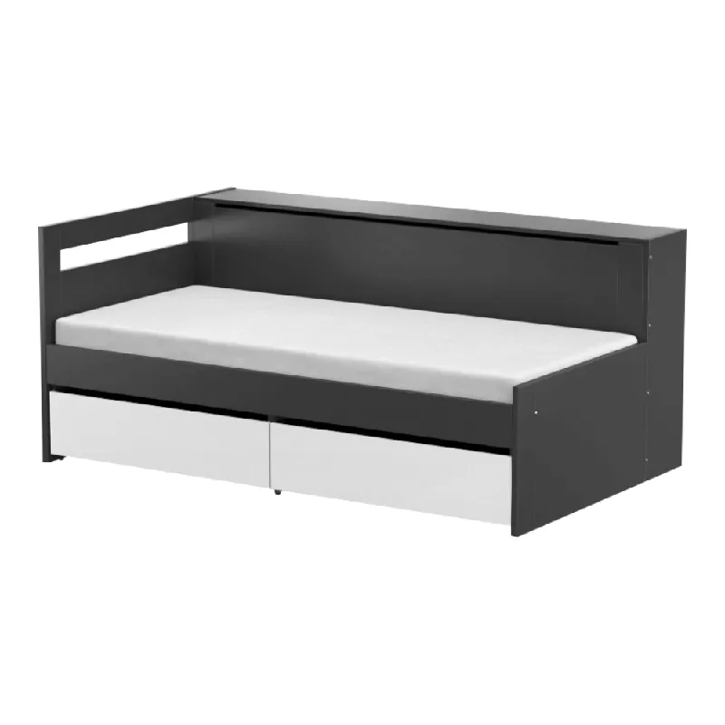 Must-Have Rozkládací postel, bílá/grafit, REA CROBAT