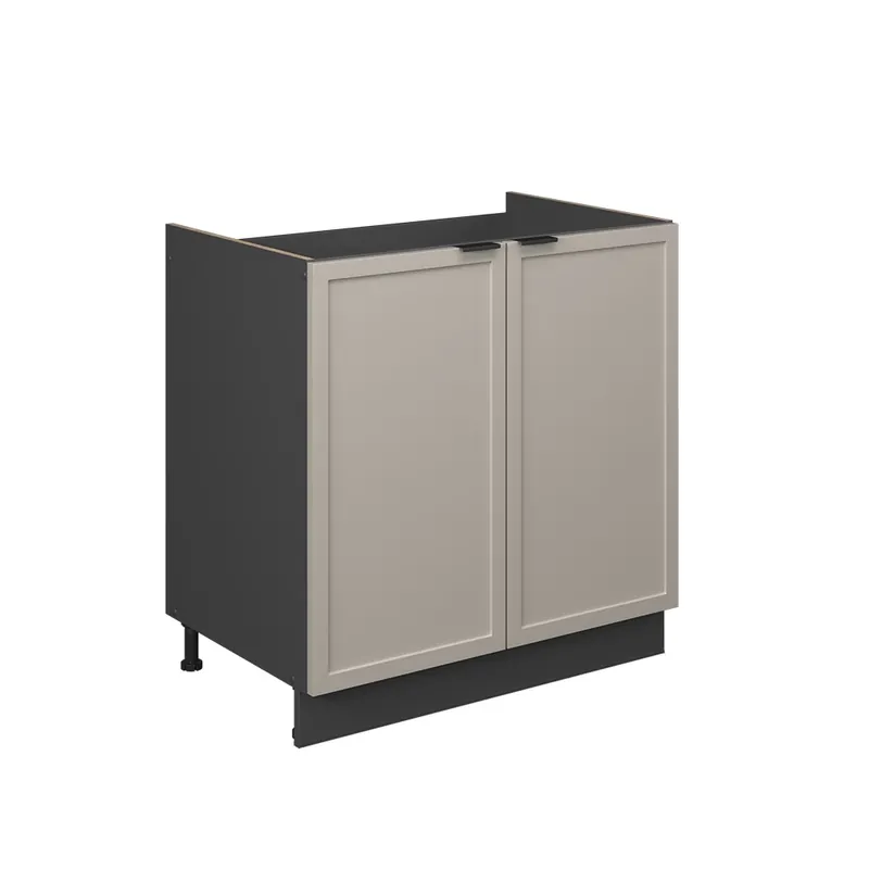 Cenově Výhodný Skříňka pod dřez Fame-Line GreyBeige 80 cm bez pracovní desky Vicco