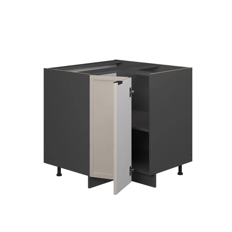 Sezónní Sleva Rohová skříňka Fame-Line GreyBeige 80.5 cm , PD Antracit Vicco