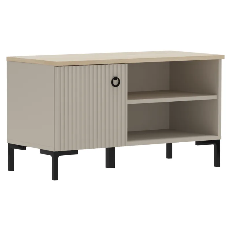 Finální Výprodej Botník, šedohnědá Taupe/dub silverjack, DOMCA 1D
