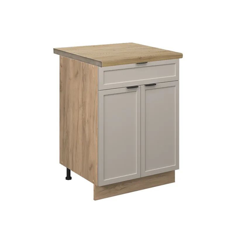Objednat Nyní Spodní skříňka kuchyňské linky Fame-Line GreyBeige 60 cm se zásuvkou, PD Dub Vicco