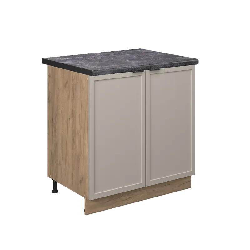 Akce Skříňka pod dřez Fame-Line GreyBeige 80 cm , PD Antracit Vicco