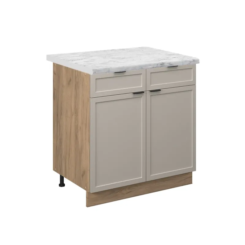 Spodní skříňka kuchyňské linky Fame-Line GreyBeige 80 cm , PD Mramor Vicco Výprodej