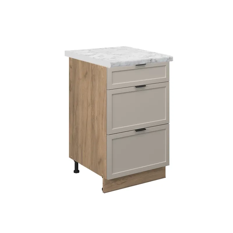 Spodní skříňka kuchyňské linky Fame-Line GreyBeige 50 cm , PD Mramor Vicco Rychlé Dodání