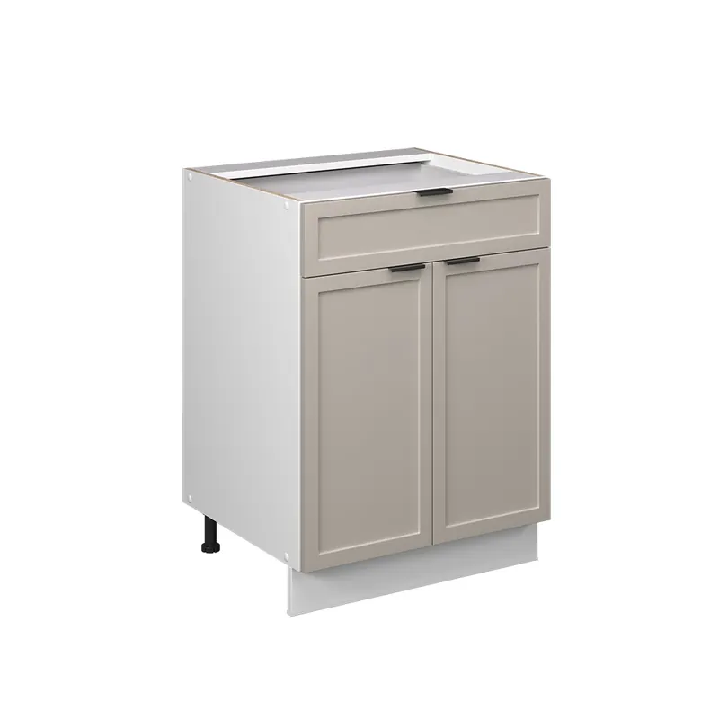 Finální Výprodej Spodní skříňka kuchyňské linky Fame-Line GreyBeige 60 cm se zásuvkou, bez pracovní desky Vicco