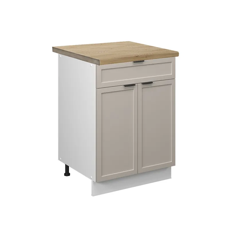 Spodní skříňka kuchyňské linky Fame-Line GreyBeige 60 cm se zásuvkou, PD Dub Vicco Tovární Cena