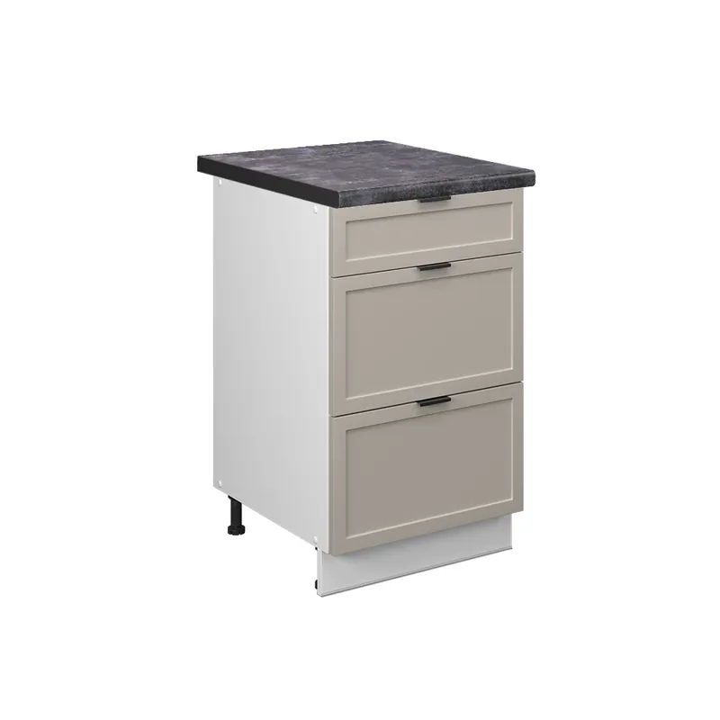 Autentický Spodní skříňka kuchyňské linky Fame-Line GreyBeige 50 cm , PD Antracit Vicco