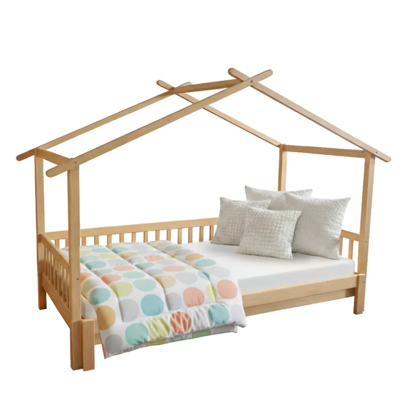 Horká Nabídka Montessori postel s přistýlkou, přírodní, 90x200, KESIO