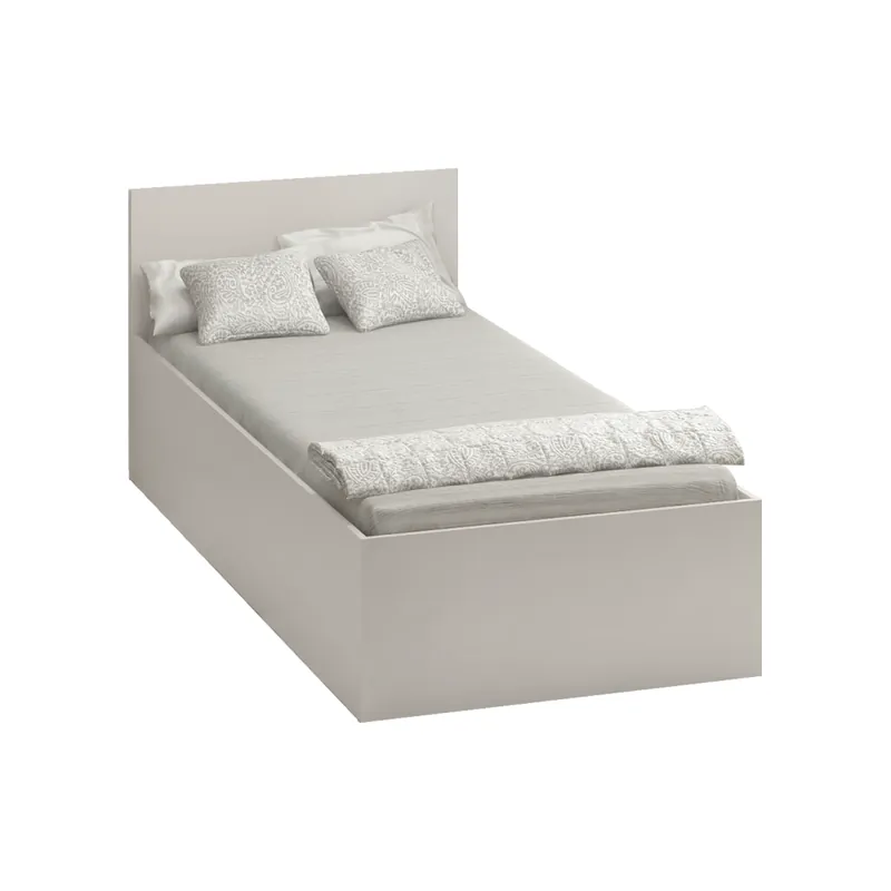 Omezená Nabídka Postel s kovovým roštem a úložným prostorem, 90x200, kašmír, DOLI
