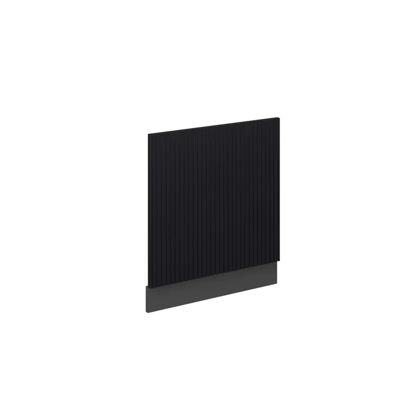 Přední panel Fame-Line Černý pruhovaný 60 cm bez pracovní desky Vicco Nejlepší Volba