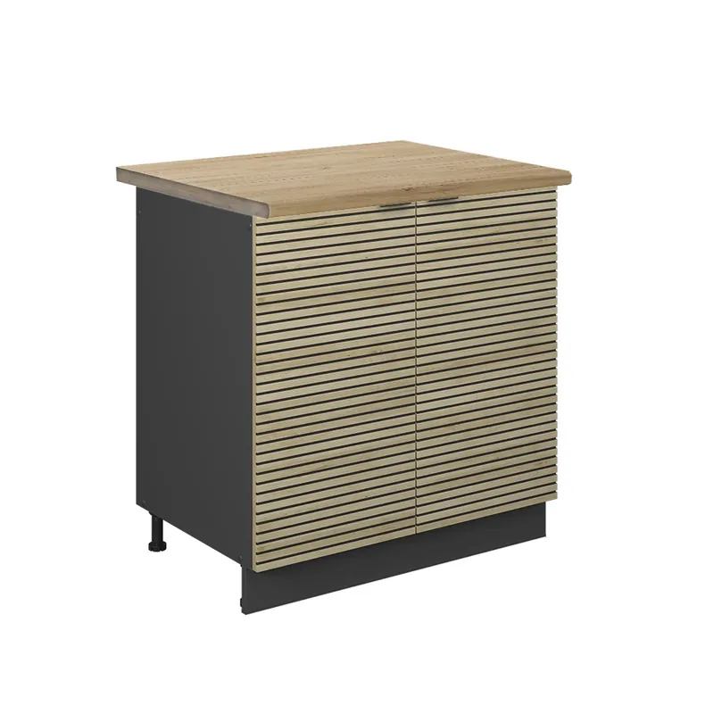 Dokud Zásoby Vydrží Skříňka pod dřez Fame-Line Dubový panel 80 cm , PD Dub Vicco