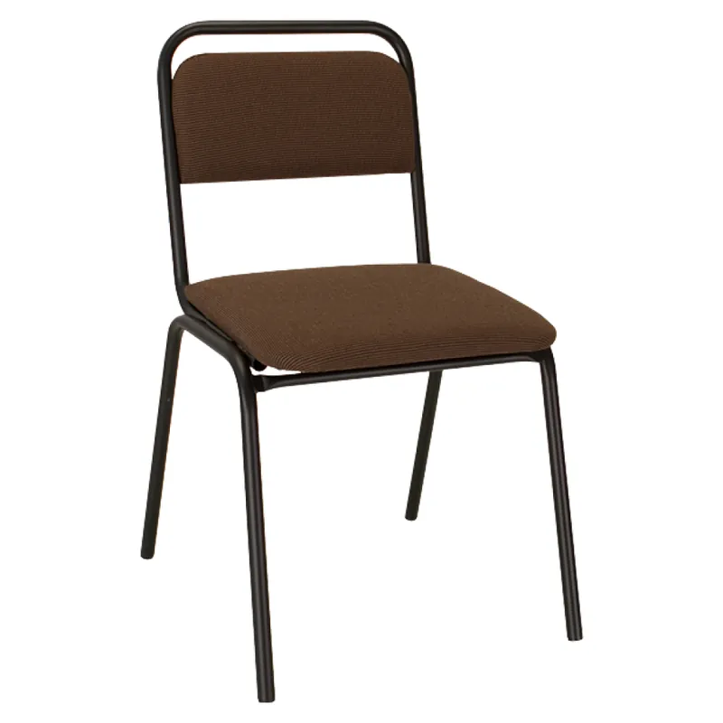 Zasedací židle, stohovatelná, hnědá, VISITOR Kup Teď