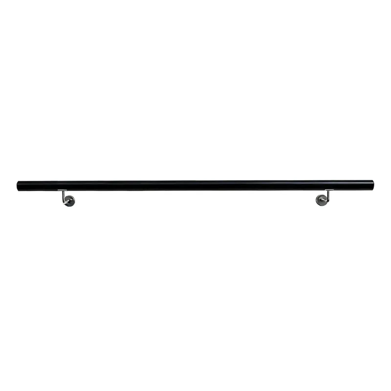 Cenová Bomba Madlo/zábradlí, masivní dřevo, černá,150 cm, MANEL TYP 3