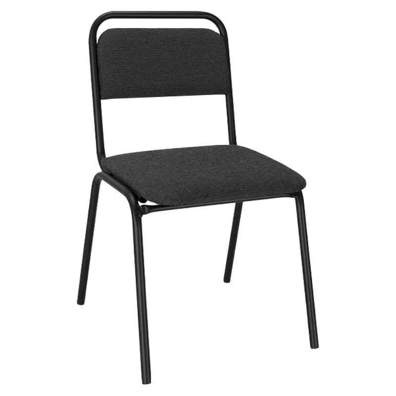 Zasedací židle, stohovatelná, šedá, VISITOR Levný