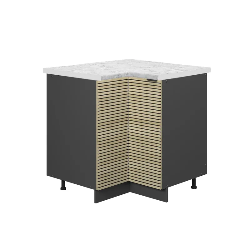 Nejlepší Cena Rohová skříňka Fame-Line Dubový panel 80.5 cm , PD Mramor Vicco