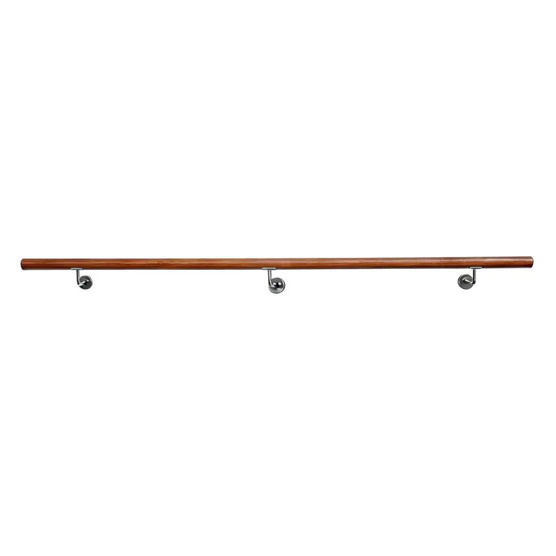 Madlo/zábradlí, masivní dřevo, hnědá, 250 cm, MANEL TYP 4 Omezená Nabídka