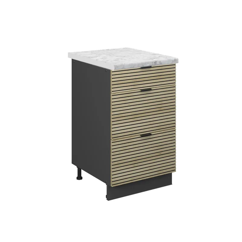 Spodní skříňka kuchyňské linky Fame-Line Dubový panel 50 cm , PD Mramor Vicco Poslední Šance