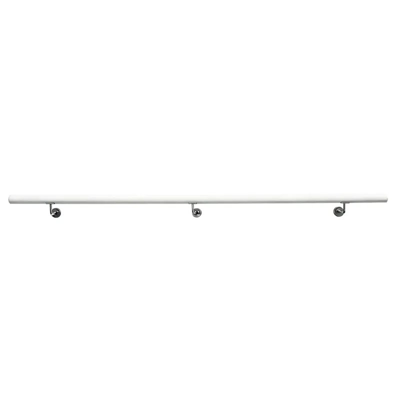 Madlo/zábradlí, masivní dřevo, bílá, 250 cm, MANEL TYP 4 Časově Omezené