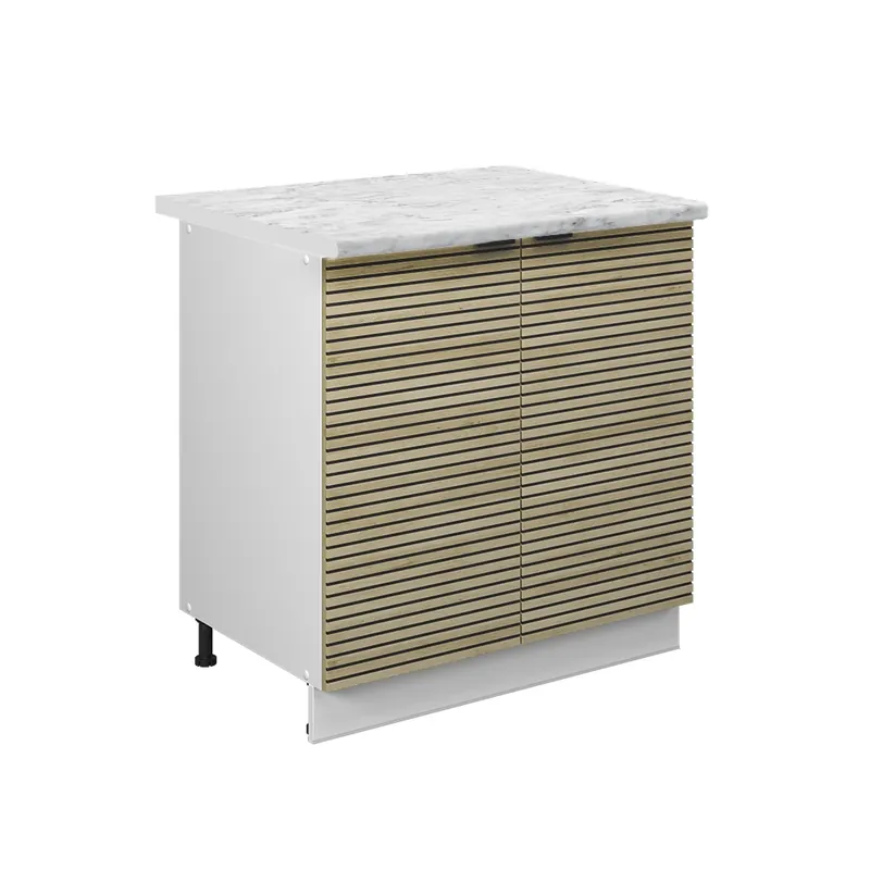 Skříňka pod dřez Fame-Line Dubový panel 80 cm s policí, PD Mramor Vicco Nová Kolekce
