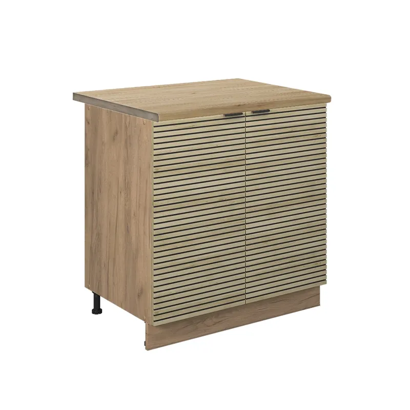 Top Prodej Spodní skříňka kuchyňské linky Fame-Line Dubový panel 80 cm s policí, PD Dub Vicco