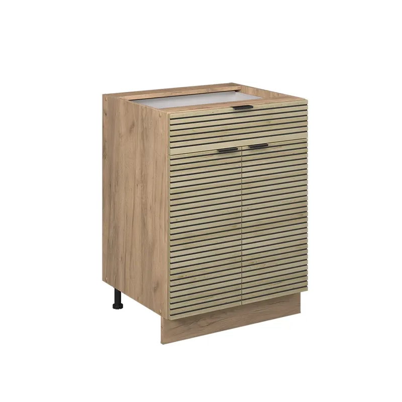 Horká Nabídka Spodní skříňka kuchyňské linky Fame-Line Dubový panel 60 cm se zásuvkou, bez pracovní desky Vicco