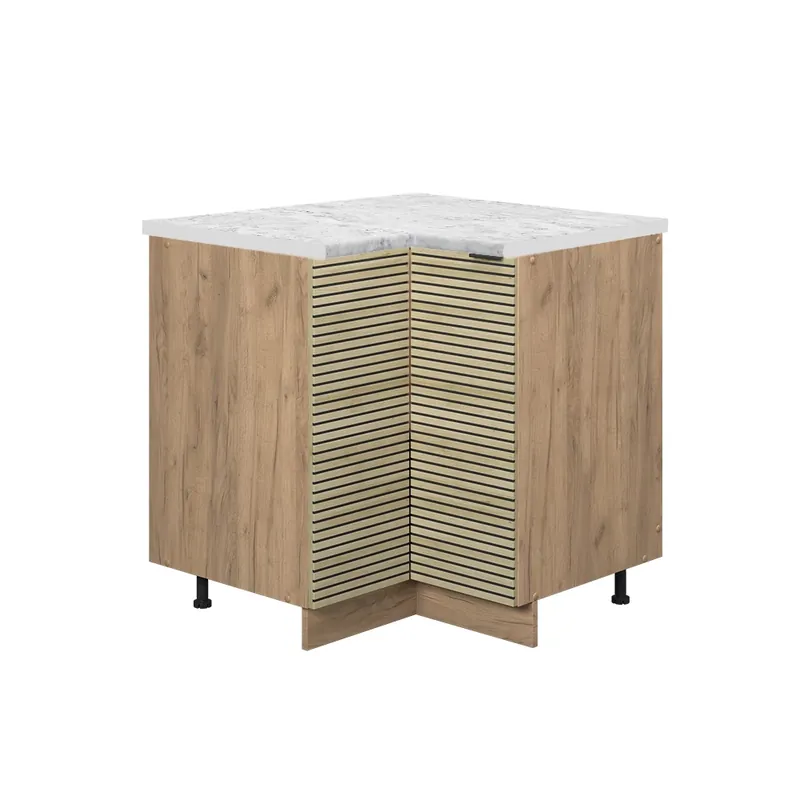 Rohová skříňka Fame-Line Dubový panel 80.5 cm , PD Mramor Vicco Nová Kolekce