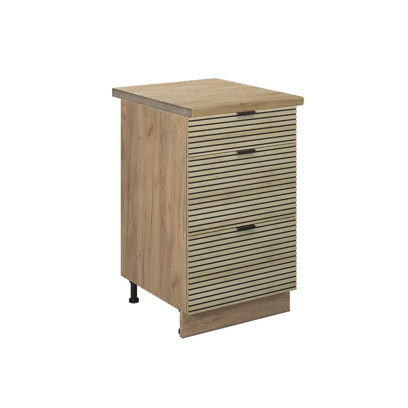 Bezpečná Platba Spodní skříňka kuchyňské linky Fame-Line Dubový panel 50 cm , PD Dub Vicco