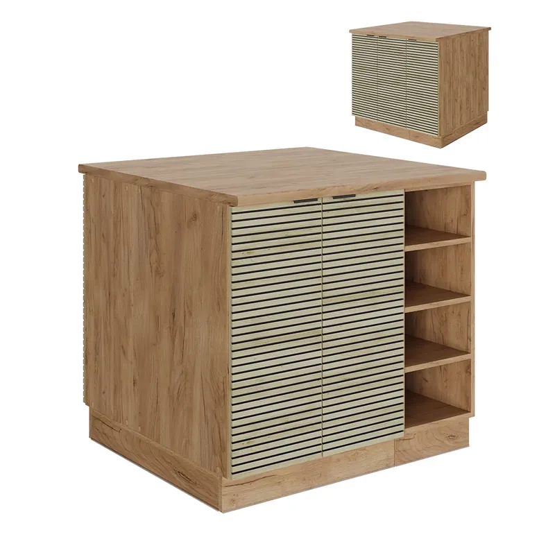 Kuchyňský ostrov Fame-Line Dubový panel 90 cm bez pracovní desky Vicco Bezpečná Platba