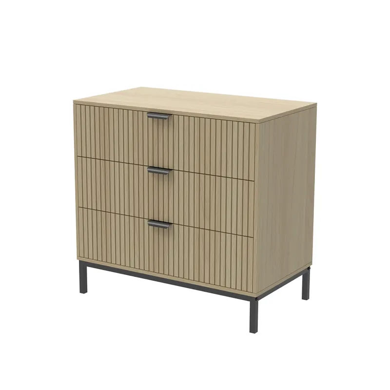 Akce Komoda Lennox Dub 72 x 69 cm se 3 zásuvkami Vicco