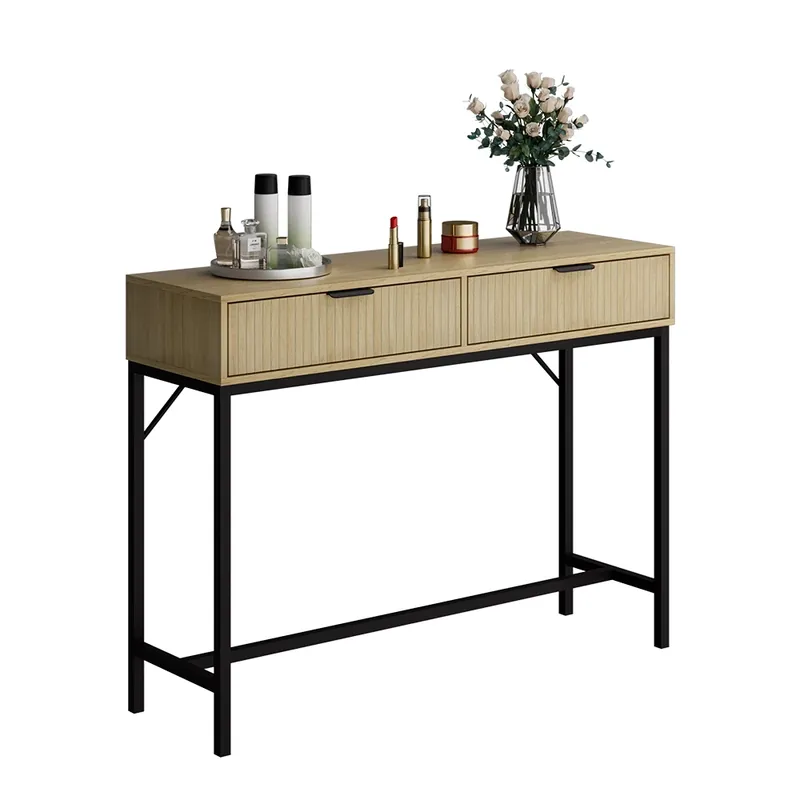 Víkendová Akce Toaletní stolek Lennox Dub 100 x 75 cm se 2 zásuvkami Vicco
