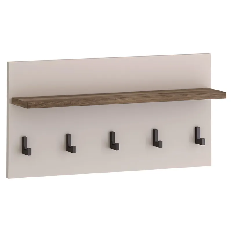 Věšákový panel 60, kašmír/dub castello, EYCO Vysoce Kvalitní