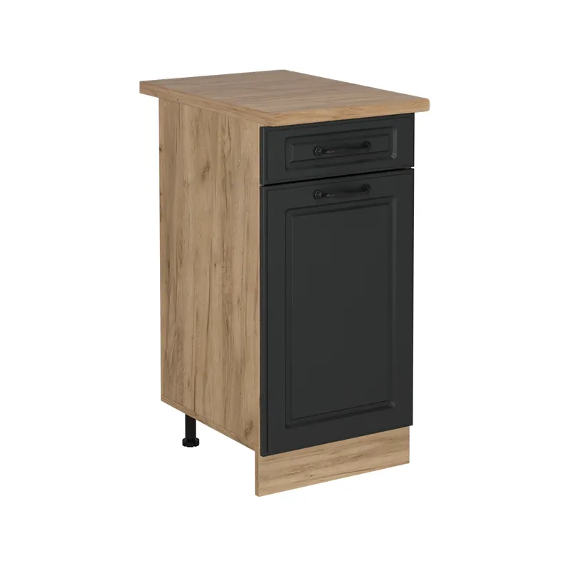 Akční Nabídka Spodní skříňka kuchyňské linky R-Line Antracitový venkovský dům 40 cm , PD Dub Vicco
