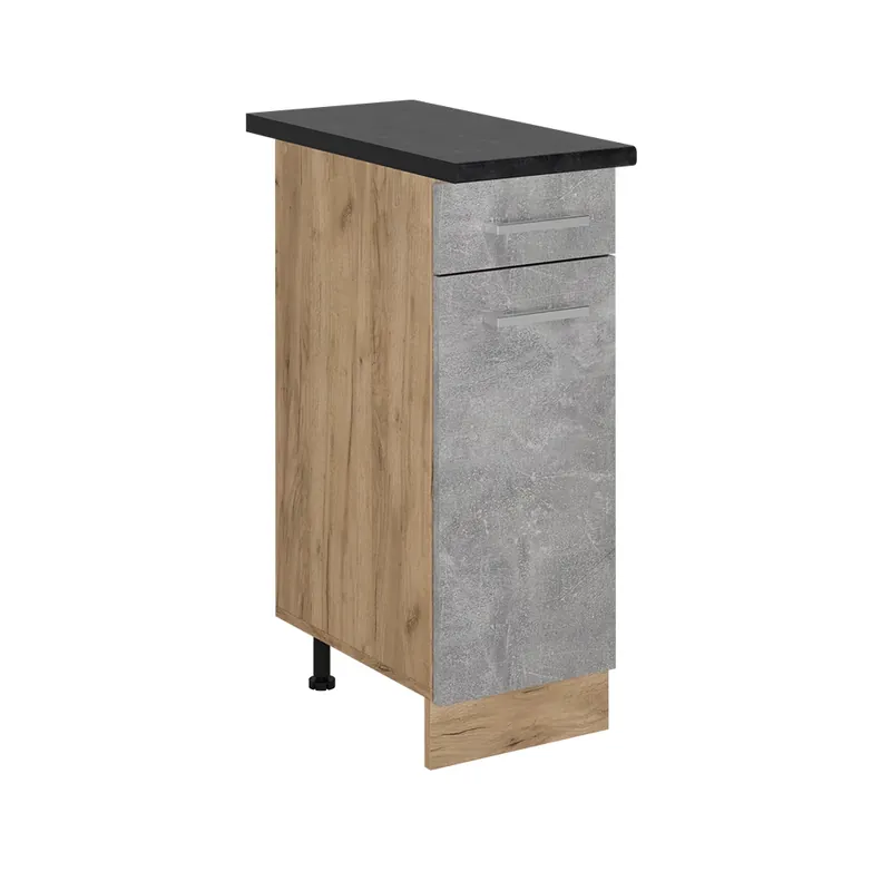 Spodní skříňka kuchyňské linky R-Line Beton 30 cm , PD Antracit Vicco Oblíbený