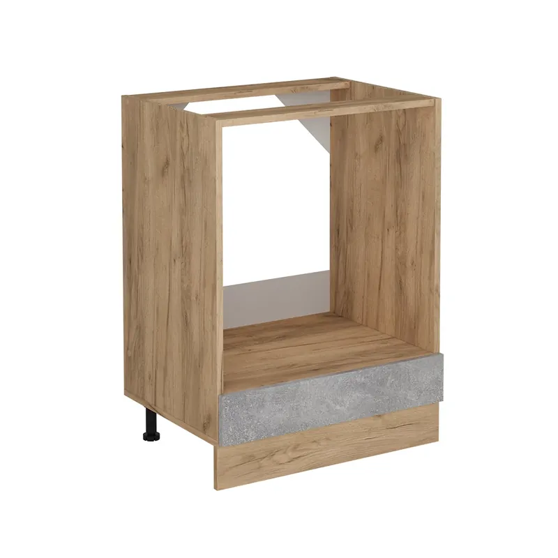 Top Prodej Skříňka na vestavěnou troubu R-Line Beton 60 cm bez pracovní desky Vicco