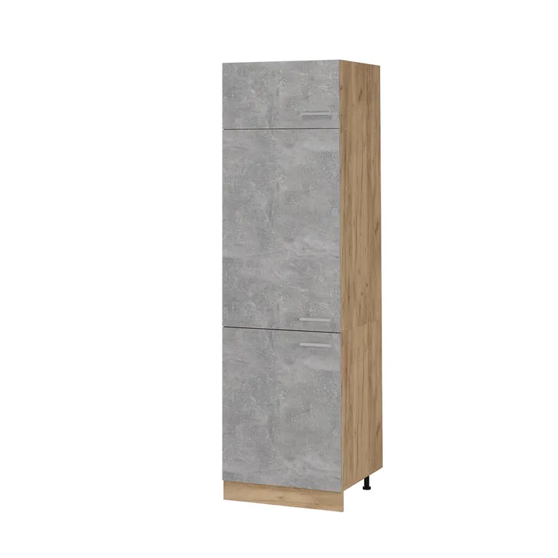 Vysoce Kvalitní Skříňka na lednici R-Line Beton 60 cm Vicco