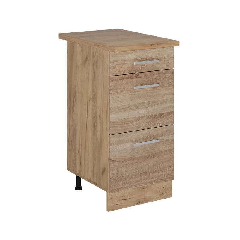 Spodní skříňka kuchyňské linky R-Line Sonoma 40 cm se zásuvkami, PD Dub Vicco Ověřený