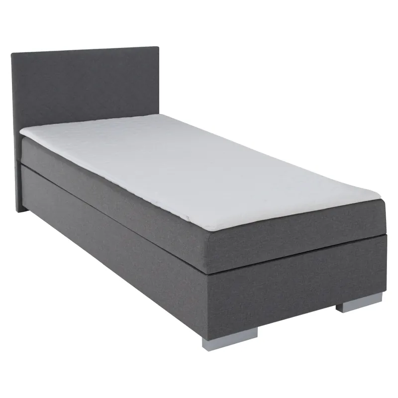 Kup Teď Boxspringová postel, jednolůžko, šedá, 90x200, univerzální, ADARA