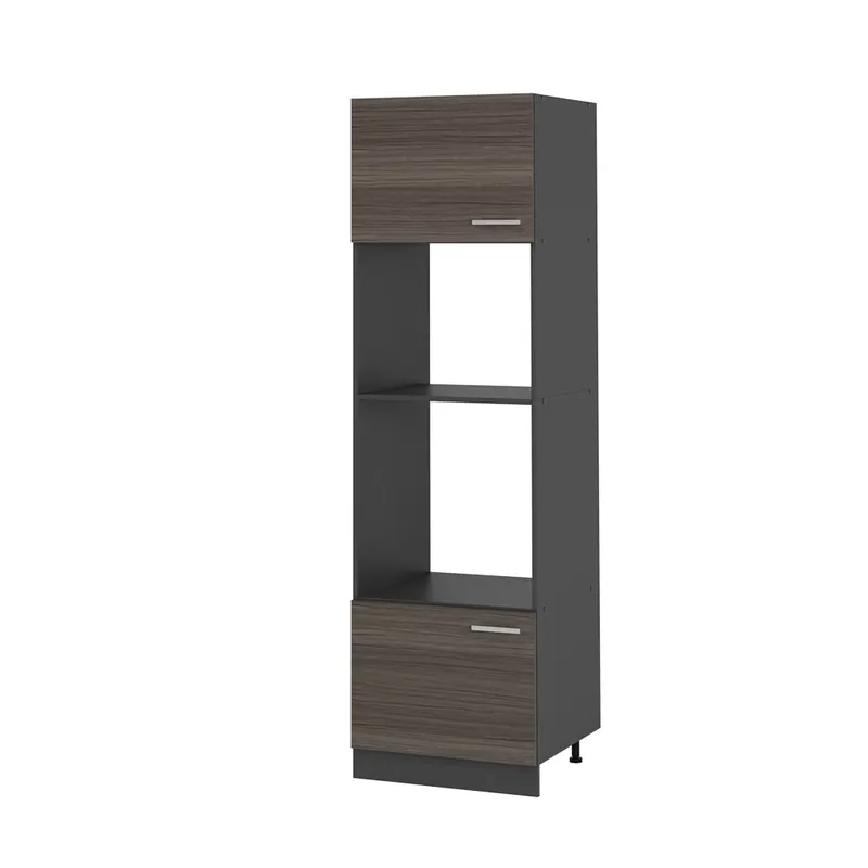 Skříňka na mikrovlnnou troubu R-Line Ušlechtilá šedá 60 cm Vicco Speciální Cena