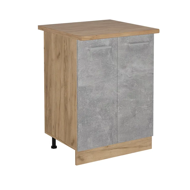 Výhodná Nabídka Spodní skříňka kuchyňské linky R-Line Beton 60 cm , PD Dub Vicco