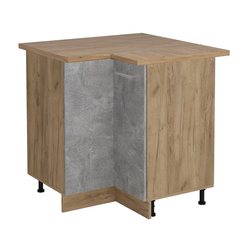 Oblíbený Rohová skříňka R-Line Beton 75.6 cm , PD Dub Vicco
